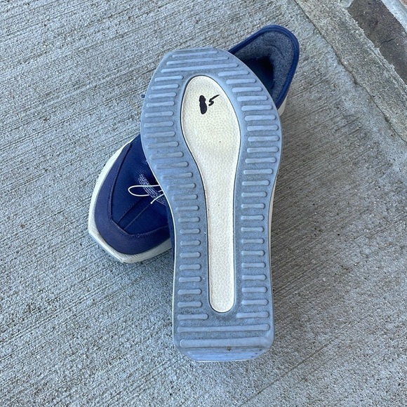 Allbirds Riser Sneakers Men\'s Size 9 Hazy Indigo Blue Angular Chunky Platform
